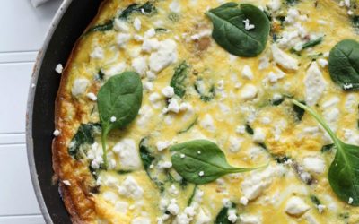 FRITTADA DE ESPINACAS Y QUESO